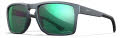 Wiley X FOUNDER Graphite /Captivate Pol Green Mirror (AC6FND07) Sunglasses - Color Image