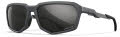 Wiley X RECON Matte Grey / Captivate Pol Black Mirror Sunglasses - Color Image
