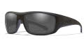 Wiley X WX Omega Black Ops - Matte Black / Captivate Polarized Grey (ACOME08) Sunglasses - Color Image