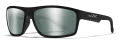 Wiley X WX Peak Matte Black / Grey Silver Flash Lens (ACPEA06) Sunglasses - Color Image