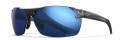 Wiley X WX Prime Gloss Crystal Grey / Captivate Polarized Blue Mirror (ACPRM09) Sunglasses - Color Image