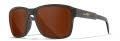 Wiley X Trek Matte Havana Brown / Captivate Polarized Copper (AC6TRK06) Sunglasses - Color Image