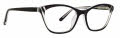 XOXO Llanes Black Eyeglasses - Color Image