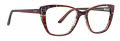 XOXO Santiago Bordeaux Eyeglasses - Color Image