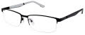 XXL Cougar Black Eyeglasses - Color Image
