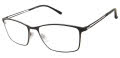XXL Loper Black Eyeglasses - Color Image