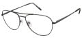 XXL Duhawk Black Eyeglasses - Color Image