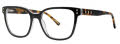Via Spiga Nicia Black (500) Eyeglasses - Color Image
