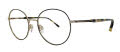 Via Spiga Jeana Black/Gold (500) Eyeglasses - Color Image