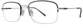 Stetson Stetson Stainless Steel 601 Noir/Gold (308) Eyeglasses - Color Image