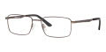 Adensco Ad 129 Semi Matte Dark Ruthenium (0R80) Eyeglasses - Color Image