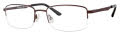 Adensco Ad 124 Semi Matte Dark Ruthenium (0R80) Eyeglasses - Color Image