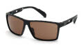 Adidas SP0010 Matte Black / Brown Lens (02E) Sunglasses - Color Image
