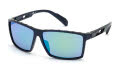 Adidas SP0010 Matte Blue / Green Mirror Lens (91Q) Sunglasses - Color Image