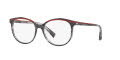 Alain Mikli A03069 Black Crystal Red Black Crystal (002) Eyeglasses - Color Image
