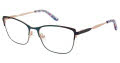 Ann Taylor AT108 Matte Teal (C03) Eyeglasses - Color Image
