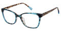 Ann Taylor ATP828 Teal/Tortoise (C02) Eyeglasses - Color Image