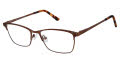Ann Taylor ATP709 Matte Brown (C02) Eyeglasses - Color Image