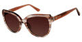 Ann Taylor ATP921 Blush Horn (C02) Sunglasses - Color Image