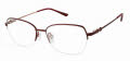 Aristar AR 18444 Burgundy (517) Eyeglasses - Color Image