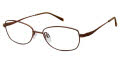 Aristar AR 16384 Brown (535) Eyeglasses - Color Image