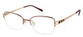 Aristar AR 30818 Wine Eyeglasses - Color Image