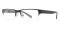 Armani Exchange AX1015 Satin Black-Black Dark Grey Transparent (6070) Eyeglasses - Color Image