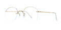 Art Craft Art-Bilt Rimway with Skull Temples Yellow - Goggle Shaped Lenses Eyeglasses - Color Image