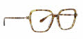 Badgley Mischka Audree Amber Eyeglasses - Color Image