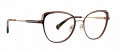 Badgley Mischka Leone Cabernet Eyeglasses - Color Image