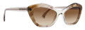 Badgley Mischka Zelie Taupe Sunglasses - Color Image