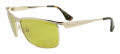 Black Flys Fly 1st Class Shiny Gold / Yellow Polarized Lens Sunglasses - Color Image