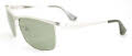 Black Flys Fly 1st Class Shiny Silver/Smoke Polarized Lenses Sunglasses - Color Image