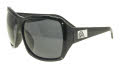 Black Flys On The Fly Shiny Black / Smoke Lens Sunglasses - Color Image