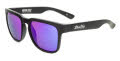 Black Flys Aqua Fly Matte Black / Purple Mirror Polarized Lens Sunglasses - Color Image