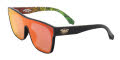 Black Flys Choloha Mono Fly / Sullen Collab Shiny Black w/ Red Mirror Lens Sunglasses - Color Image