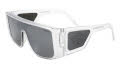 Black Flys Fly Jefe Z87 Clear / Silver Mirror Lens Sunglasses - Color Image