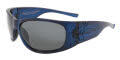 Black Flys Sonic Fly 2 Matte Blue w/ Smoke Polarized Lens Sunglasses - Color Image