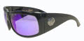 Black Flys Fly Coca Shiny Black / Blue Mirror Lens Sunglasses - Color Image