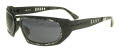 Black Flys Hi Fly Shiny Black-Grey Marble / Smoke Polarized Lens Sunglasses - Color Image