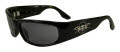 Black Flys Sonic Fly Shiny Black / Smoke Lens Sunglasses - Color Image