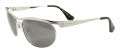 Black Flys Fire Fly 3 Matte Silver / Smoke Polarized Lens Sunglasses - Color Image