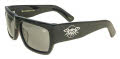 Black Flys Casino Flys Shiny Black / Smoke Polarized Lens Sunglasses - Color Image