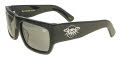 Black Flys Casino Flys Shiny Black / Smoke Lens Sunglasses - Color Image