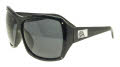 Black Flys On The Fly Shiny Black / Smoke Polarized Lens Sunglasses - Color Image