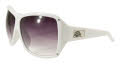 Black Flys On The Fly White / Rose Gradient Lens Sunglasses - Color Image