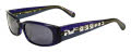 Black Flys Punk Fly Navy-Silver / Smoke Lens Sunglasses - Color Image