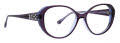 Badgley Mischka Devonne Amethyst Eyeglasses - Color Image