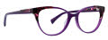 Badgley Mischka Lyra Purple Eyeglasses - Color Image