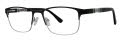 B.M.E.C. Big Mens Big Challenge Matte Black / Gunmetal Eyeglasses - Color Image